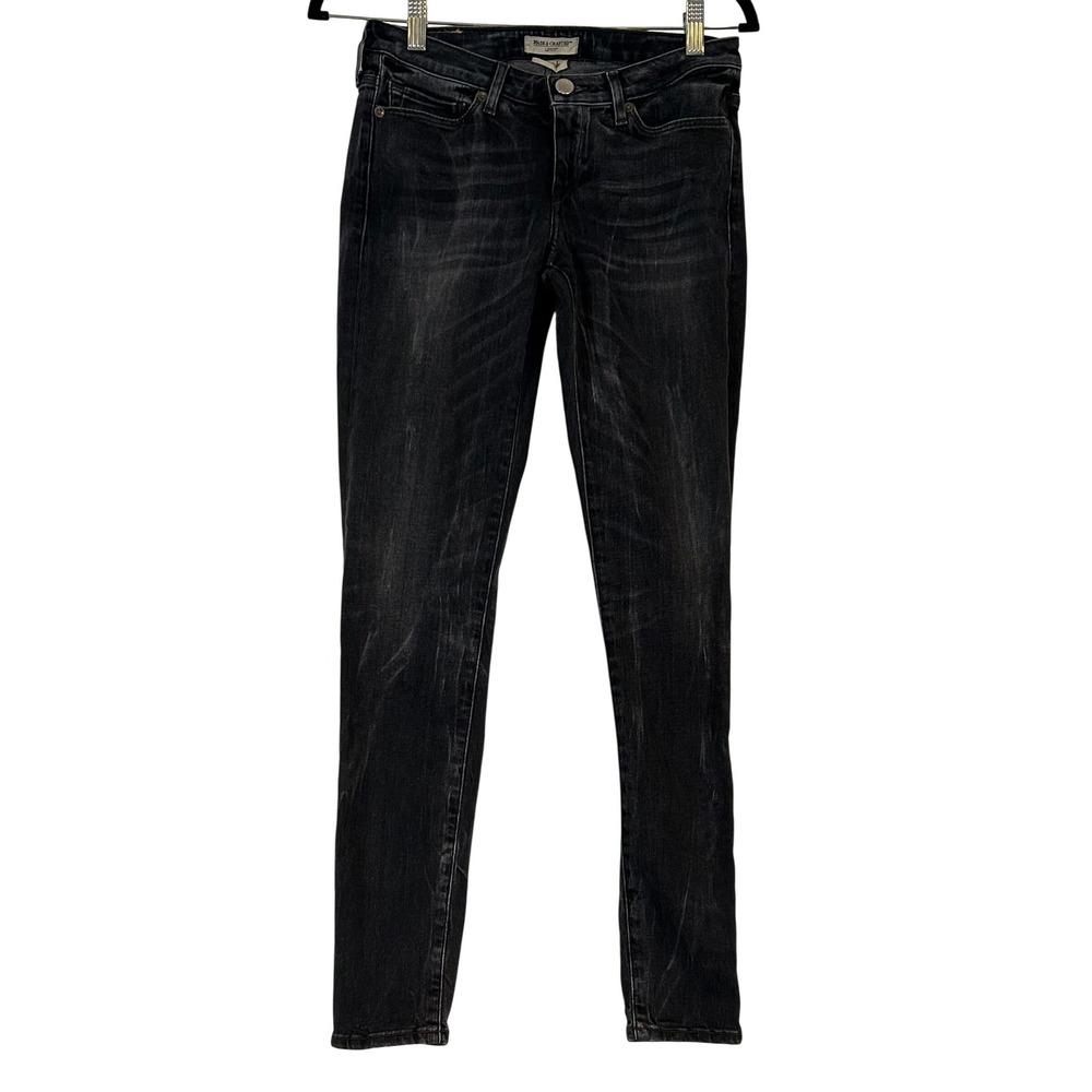 Levis Made & Crafted Pins Skinny Jeans Womens 27 Faded Black Dark Wash Denim Y2K